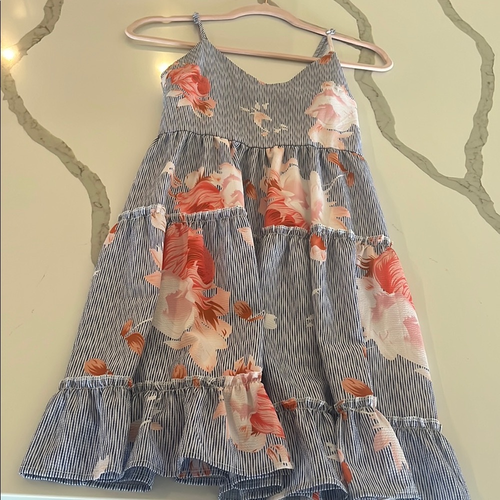 Floral Striped Dress